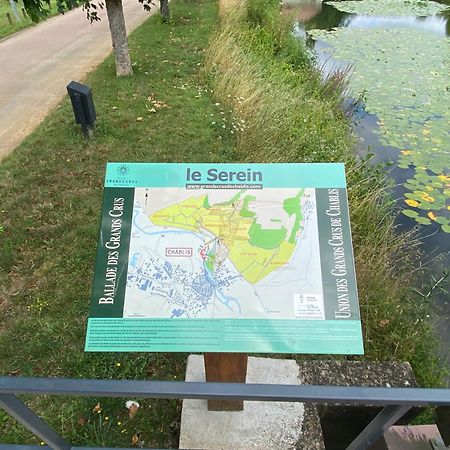 Le Merrain Gite Plein Coeur De Chablis Bagian luar foto
